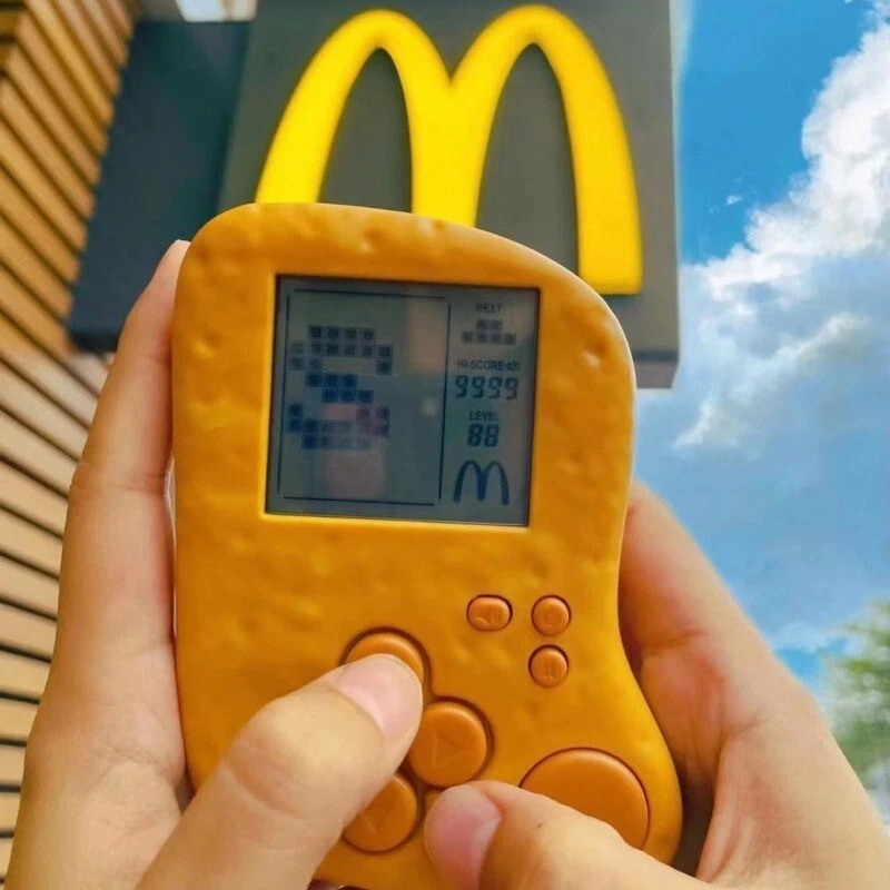 Mcdonald's Tetris Game Console in the shape of a chicken nugget Halloween gift - Image 2 of 4