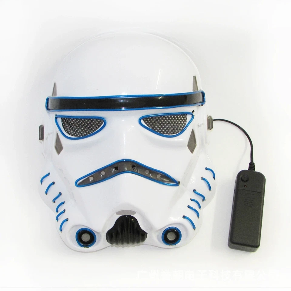 SLED Wearable Mask tar Wars Stormtrooper Cosplay Halloween Helmet Headwear Props - Image 4 of 4