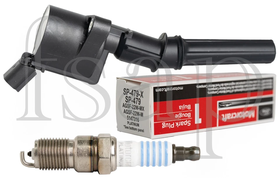 Ford 6.8L V10 Set of 10 Heavy Duty Ignition Coil DG508 + 10 Spark Plug SP479 - Image 3 of 4