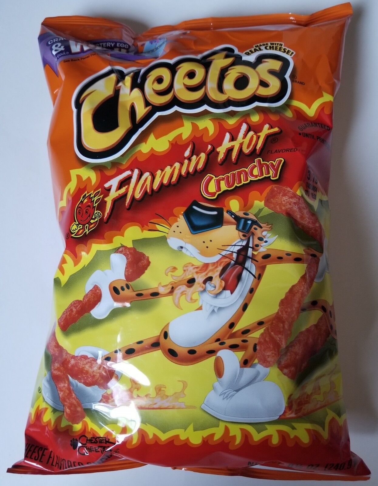 NEW FRITO LAY CHEETOS FLAMIN' HOT CRUNCHY CHIPS