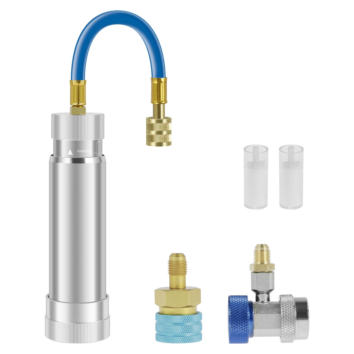 R1234YF+R134A AC Oil Dye Injector Hand Turn Screw-in Air 