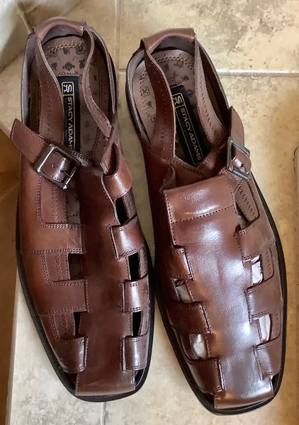 stacy adams leather sandals
