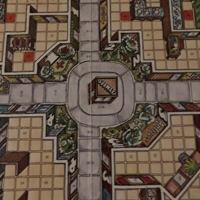 1970 Vintage Stop Thief Board Game Bandai Secret Police Subway