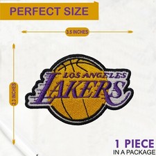 Los Angeles Lakers NBA Basketball Team Logo Iron On Patch-Sew Patch-Embroidered