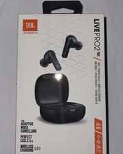 JBL Live Pro 2 True-Wireless Noise Canceling Headphones Earbuds Black NIB