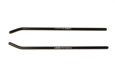 02775 Mikado Logo 500/550 Skid pipes 270 x dia.8mm black
