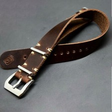 Bracelet montre NATO en cuir