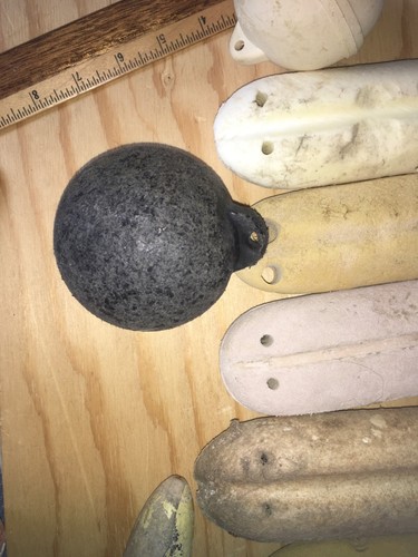 17 Old Marine Commercial Fish Net Bouy Float Flotsam Debris From Hawaii Shores - Picture 11 of 13
