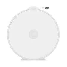 50 Clear CD DVD R Disc Clam C Shell PP Poly Plastic Storage Case 5mm with Lock