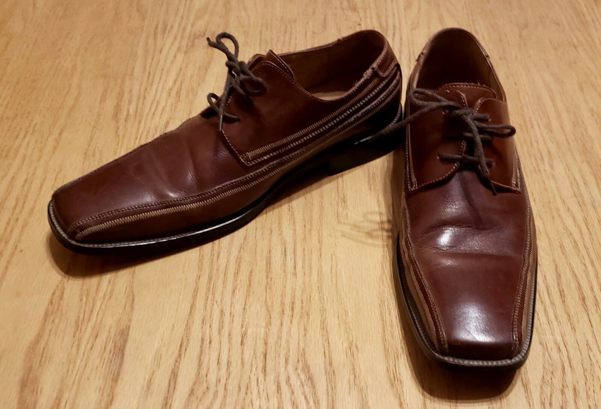 Mens Stacy Adams Hanson Brown Oxford Leather Dress Shoes Size 11 Mens Stacy Adams Hanson brown oxford leather dress shoes  main image 4