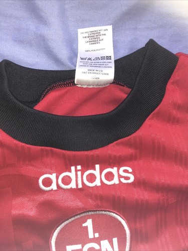 1. Camiseta local FC Nürnberg 1998-99 Wiesinger 7 rareza firmada - Imagen 8 de 10