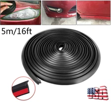 5M Universal Car Rubber Sealing Strip Seal Weatherstrip Edge Trim Slanted T-Type