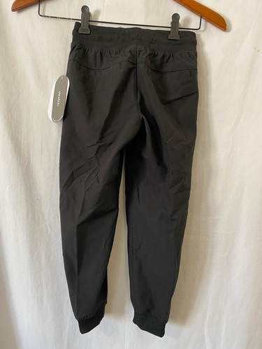 Wonder Nation Boys Pull on Elastic Waist Black Jogger Pants Pockets many sz New - Picture 3 of 3