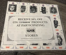 SEALED 1991 NEW YORK NY METS BASEBALL CARDS THE WIZ UNCUT SHEETS SGA
