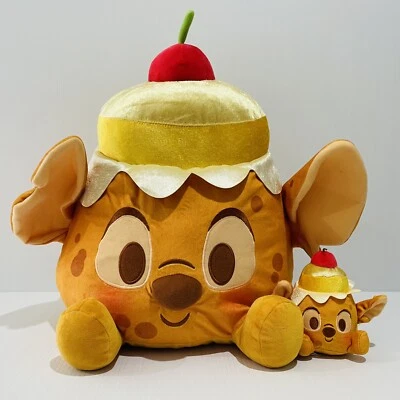 Disney Store Plush Munchlings x 2 Stitch Upside Down Cake 40cm PLUS 12cm Mini - image 1 of 4