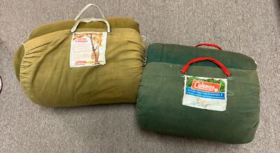 Sac De Couchage Vintage Coleman Insul 200 Années 60 - Motif Fleurs Réversible - Camping