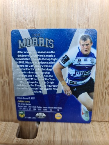 JOSH MORRIS🏆2013 #4 Bulldogs NRL Footy Superstars Tazo🏆 - Picture 2 of 2