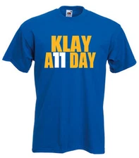 Klay Thompson Golden State "KLAY ALL DAY" jersey T-shirt  S-5XL