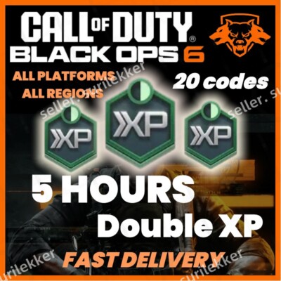 [5HOURS]Call of Duty Black Ops 6 BO6 COD 2XP Double XP Rank Codes - 20CODES