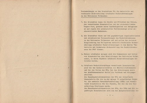 NVA Heft ortsfeste Nachrichtenanlagen NVA Mater und technische Sicherstellung - 第 5/9 張圖片