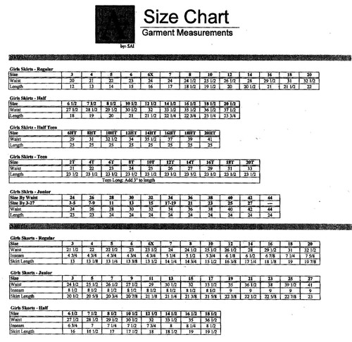 Girls A+ Black Knife Pleated Uniform Skirt Sizes 6, 6X, 7, 8, 10, 12, 14 & 16 - Picture 5 of 5