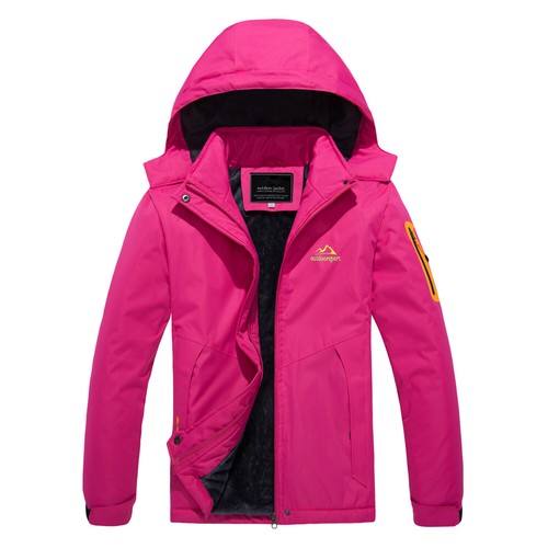 Women's Winter Fleece Lined Jacket Mountain Skiing Snow Outdoor Hiking Work Coat - Picture 11 of 60
