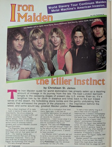 Hit Parader April 1985 Van Halen, KISS, The Firm, Motley Crue, Ratt, Metallica - Picture 3 of 24