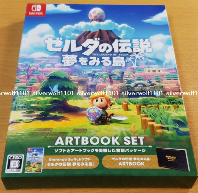 New Nintendo Switch The Legend Of Zelda Link S Awakening Artbook Set Japan Ebay