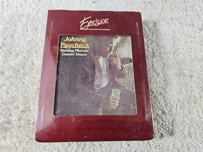 Johnny Paycheck- Sunday Morning Comin Down 8-track tape- Factory Sealed!