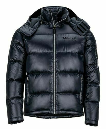 marmot black puffer jacket