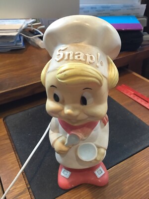 VINTAGE KELLOGG CO. SNAP! RICE CRISPIES SQUEEZE TOY ?1960'S SQUEAKER WORKS 