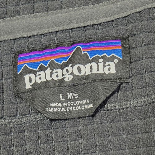 Patagonia Men's R1 Fleece 1/4 Zip Jacket Sz L large Gray Arbor Day foundation - Picture 4 of 9