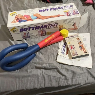 Vintage 90s SUZANNE SOMERS BUTTMASTER w/ vhs tape exercise booklet box