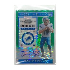 PANINI NFL Card CONTENDERS OPTIC PRIZM DAVID BLOUGH DETROIT LIONS 27/27 #196