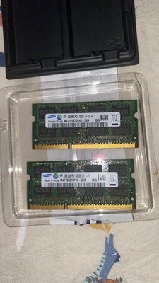 Samsung 4GB 2Rx8 PC3 - 10600S - 09- 10-F2. 2 Cards 2GB Each. Sold As Set. Preown