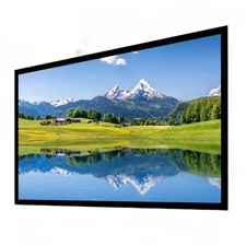 135" Inch Fixed Aluminum Frame Projector Screen Home Theatre HD TV Projection US