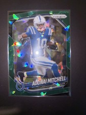 Panini Prizm 2025 Adonai Mitchell Green Ice Prizm Indianapolis Colts #49