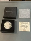 2019 Silver Shield Peace Pipe 1oz .999 Silver Proof Conscientia COA Box