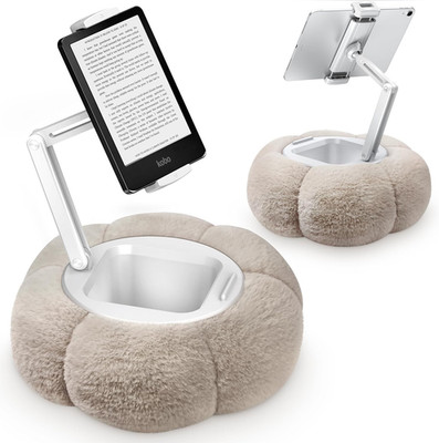 Pumpkin Tablet Pillow Stand Holder for Kindle Ipad, Adjustable Phone Pillow Stan