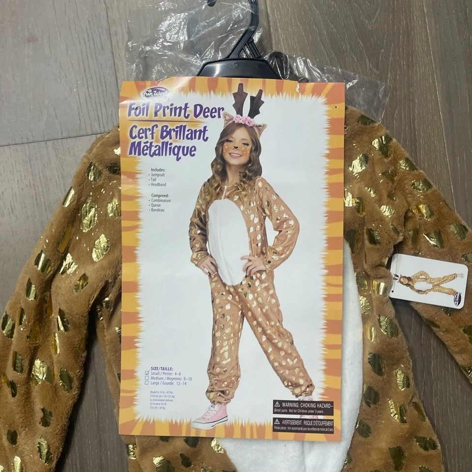 Disfraz de ciervo para niño - marrón y blanco Foto 4 de 4