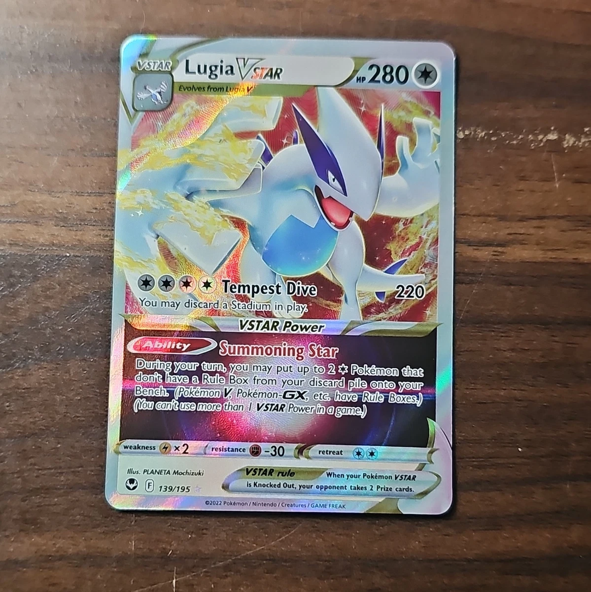 Lugia VSTAR 139/195 Swsh12: Sword & Shield - Silver Tempest for