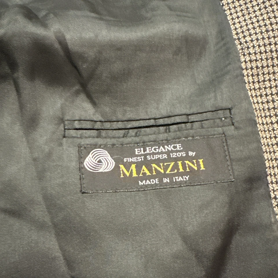 Blazer marrón vintage hecho en Italia (talla: 46R) Foto 3 de 4