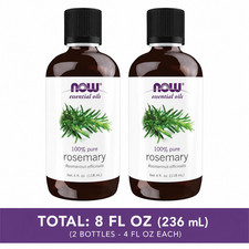 2 Pack NOW Foods Rosemary Essential Oil 4oz 100 Pure Diffuser Hair Scalp Growth