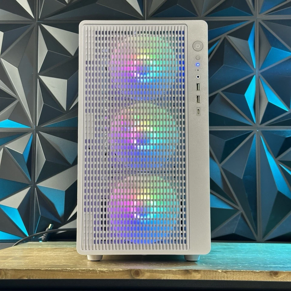 Custom White Gaming Desktop PC Intel i5 8gb 1TB + SSD- Nvidia Quadro k2000 2gb - Image 4 of 4