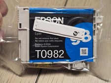 Epson 98 T0982 Cyan Ink GENUINE for Artisan 700 710 725 730 800 810 835 387