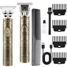 Professional Beard Trimmer Clipper Cordless Electric Shaver With USB Charging US