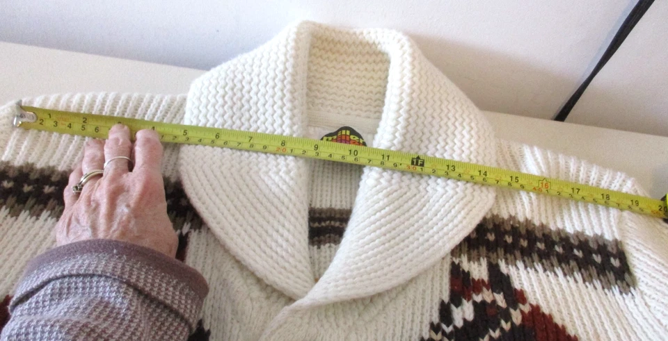 Cardigã suéter masculino Miller 100% acrílico Western Horse uso externo tamanho G unissex - Imagem 4 de 4