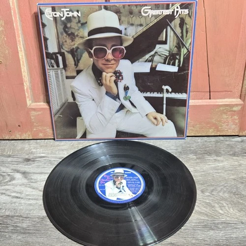 VINTAGE 1974 Elton John Greatest Hits LP Vinyl Record Album MCA 2128 First Press