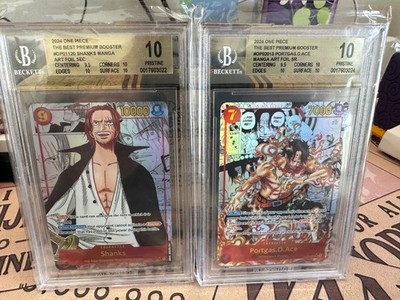 One Piece PRB-01 Manga God Pack BGS 10 Black Label Sequential | eBay