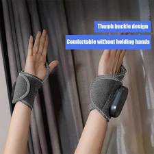 Pair Cordless Hand Wristband Massager with Heat and Vibration for Arthritis US.